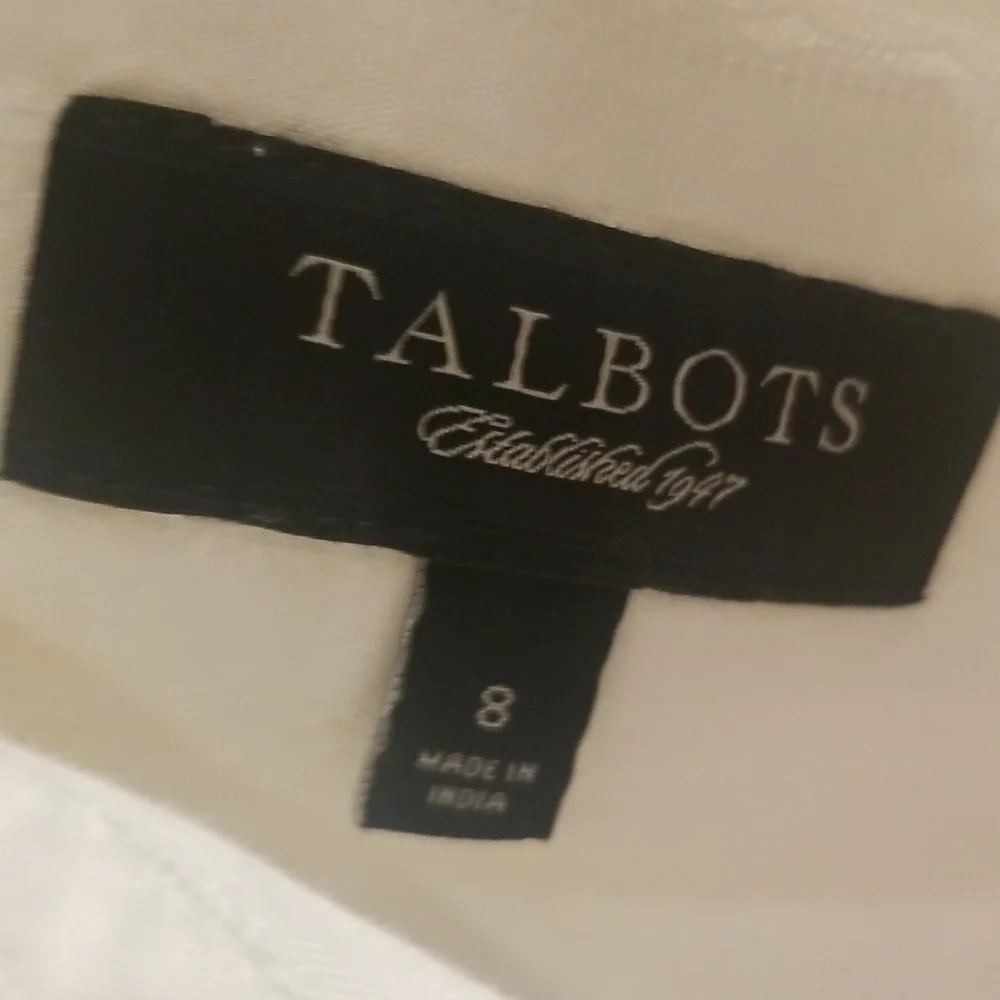 Talbots women's white skirt - Picture 7 of 9